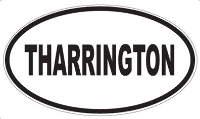 THARRINGTON - Oval Sticker