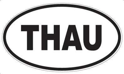 THAU - Oval Sticker