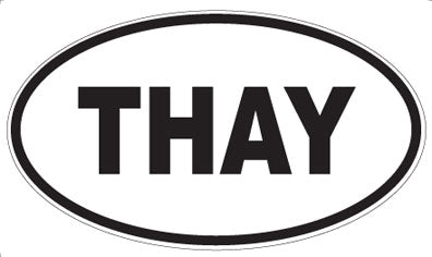 THAY - Oval Sticker