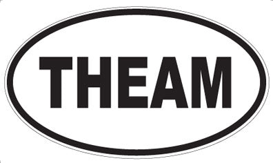 THEAM - Oval Sticker