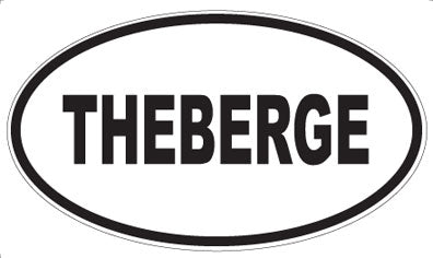 THEBERGE - Oval Sticker