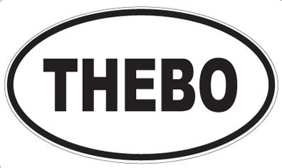THEBO - Oval Sticker