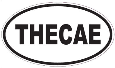 THECAE - Oval Sticker
