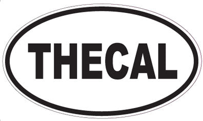 THECAL - Oval Sticker