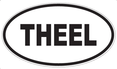 THEEL - Oval Sticker