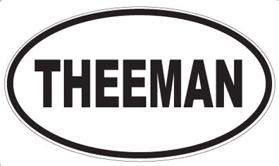 THEEMAN - Oval Sticker