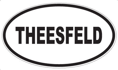 THEESFELD - Oval Sticker