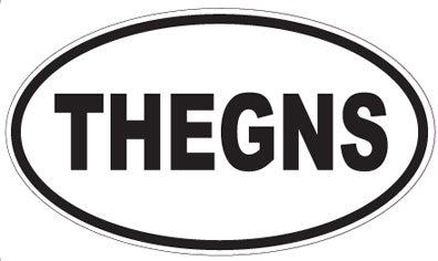 THEGNS - Oval Sticker