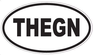 THEGN - Oval Magnet