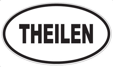 THEILEN - Oval Sticker