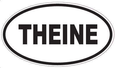 THEINE - Oval Sticker