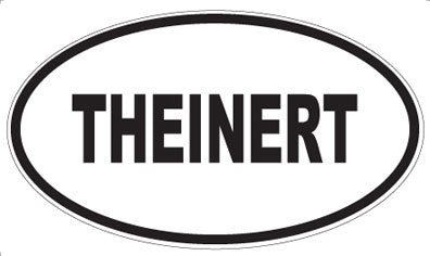 THEINERT - Oval Sticker