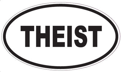 THEIST - Oval Sticker