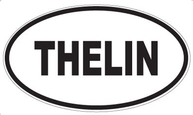 THELIN - Oval Sticker