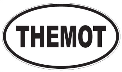 THEMOT - Oval Sticker