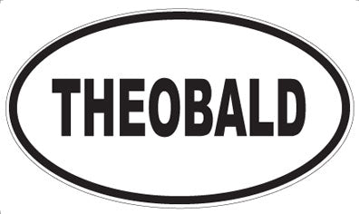 THEOBALD - Oval Sticker