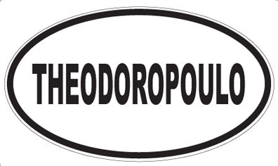 THEODOROPOULO - Oval Sticker