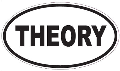 THEORY - Oval Sticker