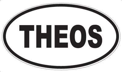 THEOS - Oval Sticker