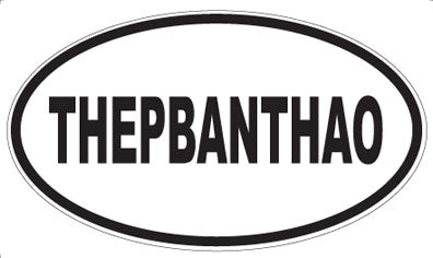 THEPBANTHAO - Oval Sticker