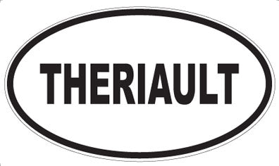 THERIAULT - Oval Sticker