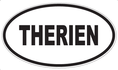 THERIEN - Oval Sticker