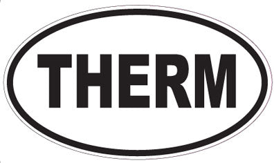 THERM - Oval Sticker