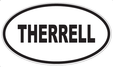 THERRELL - Oval Sticker