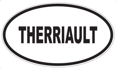 THERRIAULT - Oval Sticker