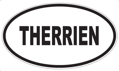 THERRIEN - Oval Sticker