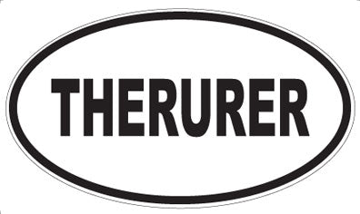 THERURER - Oval Sticker