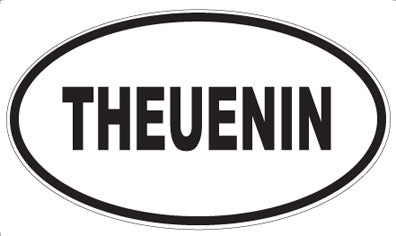 THEUENIN - Oval Sticker