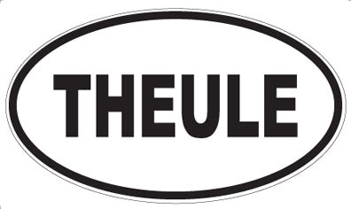 THEULE - Oval Sticker