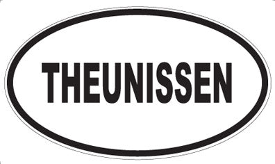 THEUNISSEN - Oval Sticker