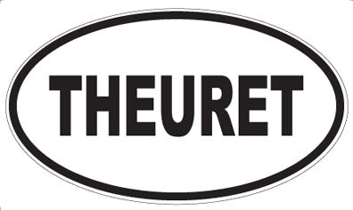 THEURET - Oval Sticker