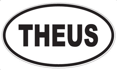 THEUS - Oval Sticker