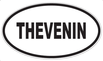 THEVENIN - Oval Sticker