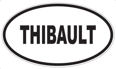 THIBAULT - Oval Sticker