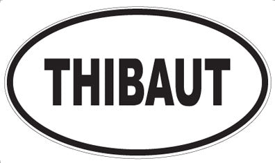 THIBAUT - Oval Sticker