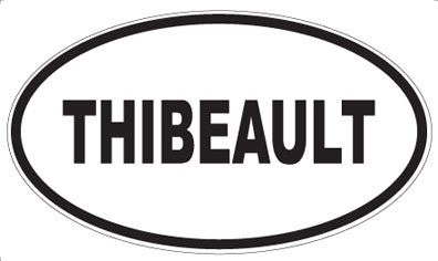 THIBEAULT - Oval Sticker