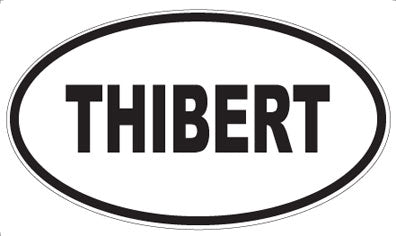 THIBERT - Oval Sticker