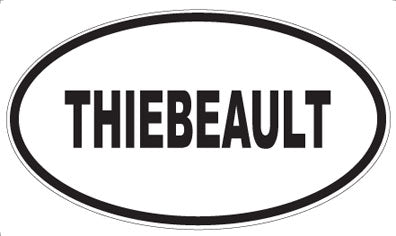 THIEBEAULT - Oval Sticker