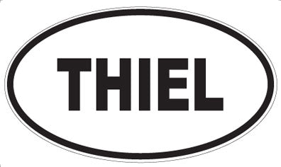 THIEL - Oval Sticker