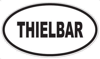 THIELBAR - Oval Sticker