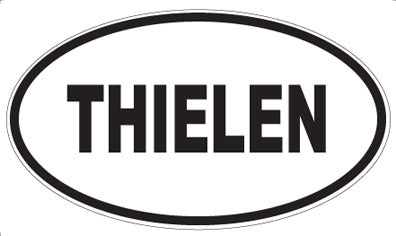 THIELEN - Oval Sticker