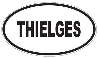 THIELGES - Oval Sticker