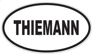 THIEMANN - Oval Sticker