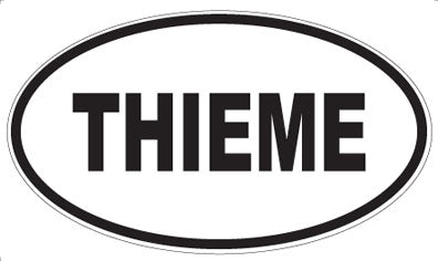 THIEME - Oval Sticker
