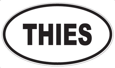 THIES - Oval Sticker
