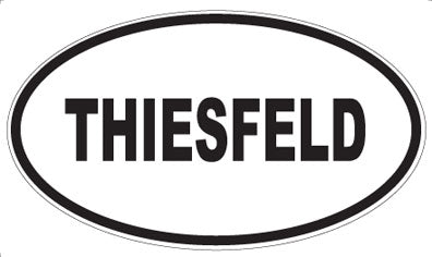 THIESFELD - Oval Sticker